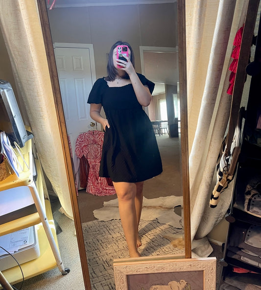 Black Bubble Dress