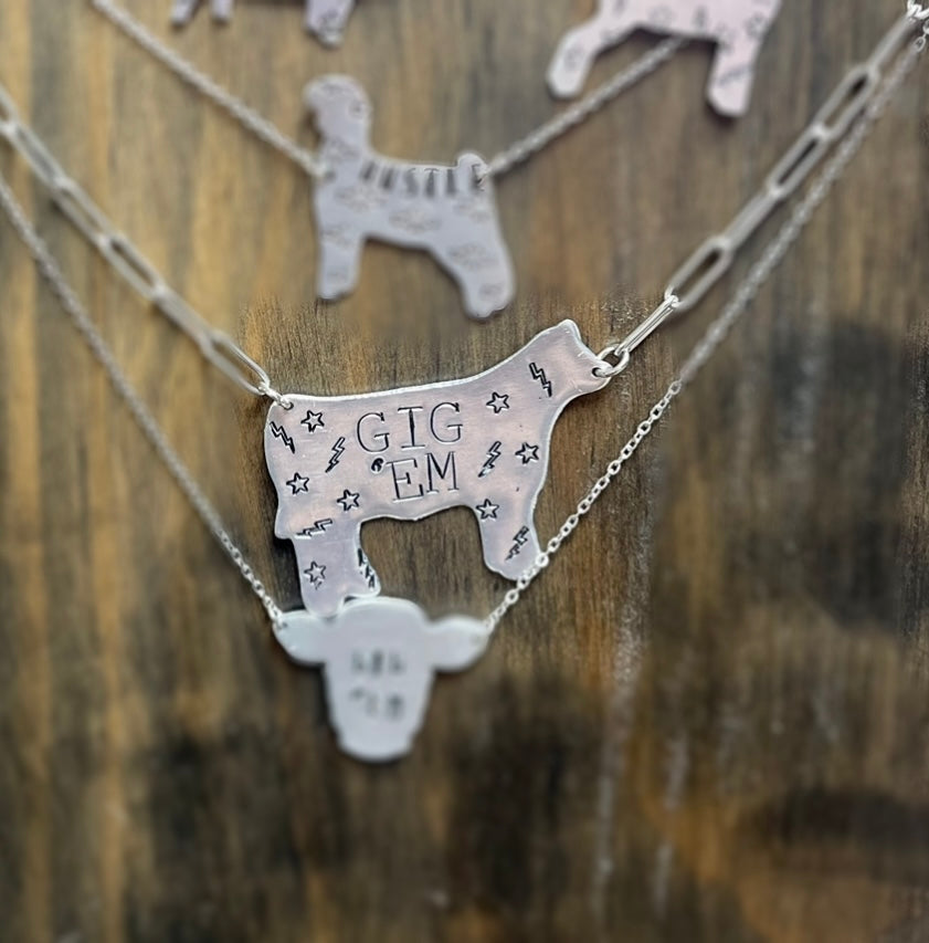 Large Cow Necklace