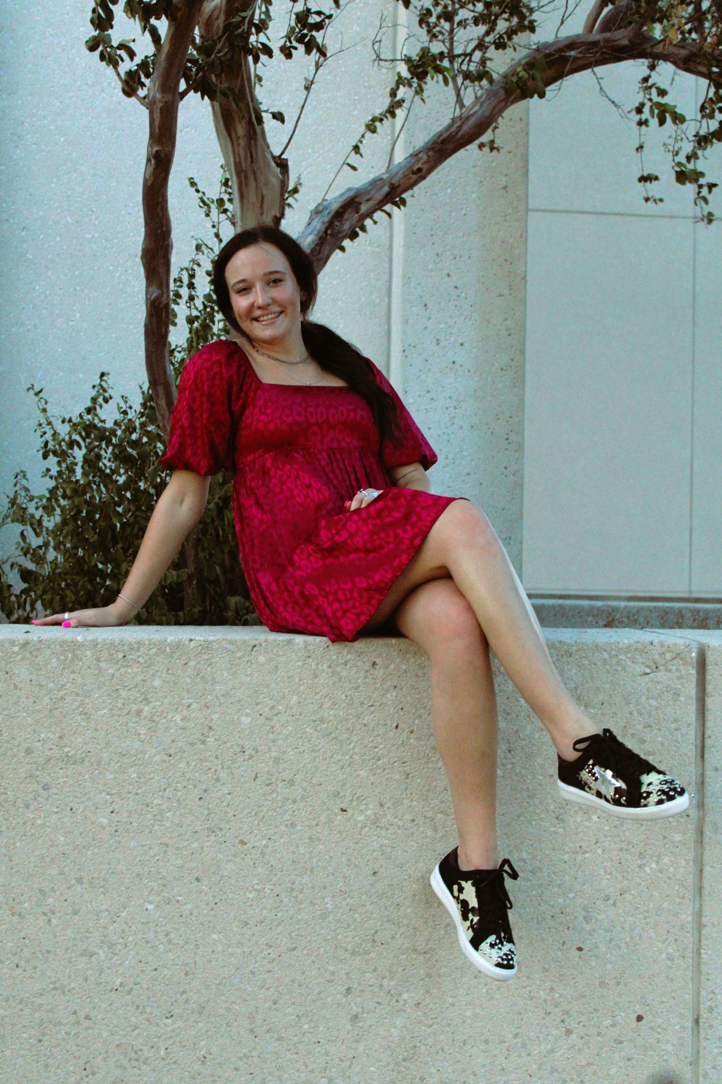 Maroon Dress