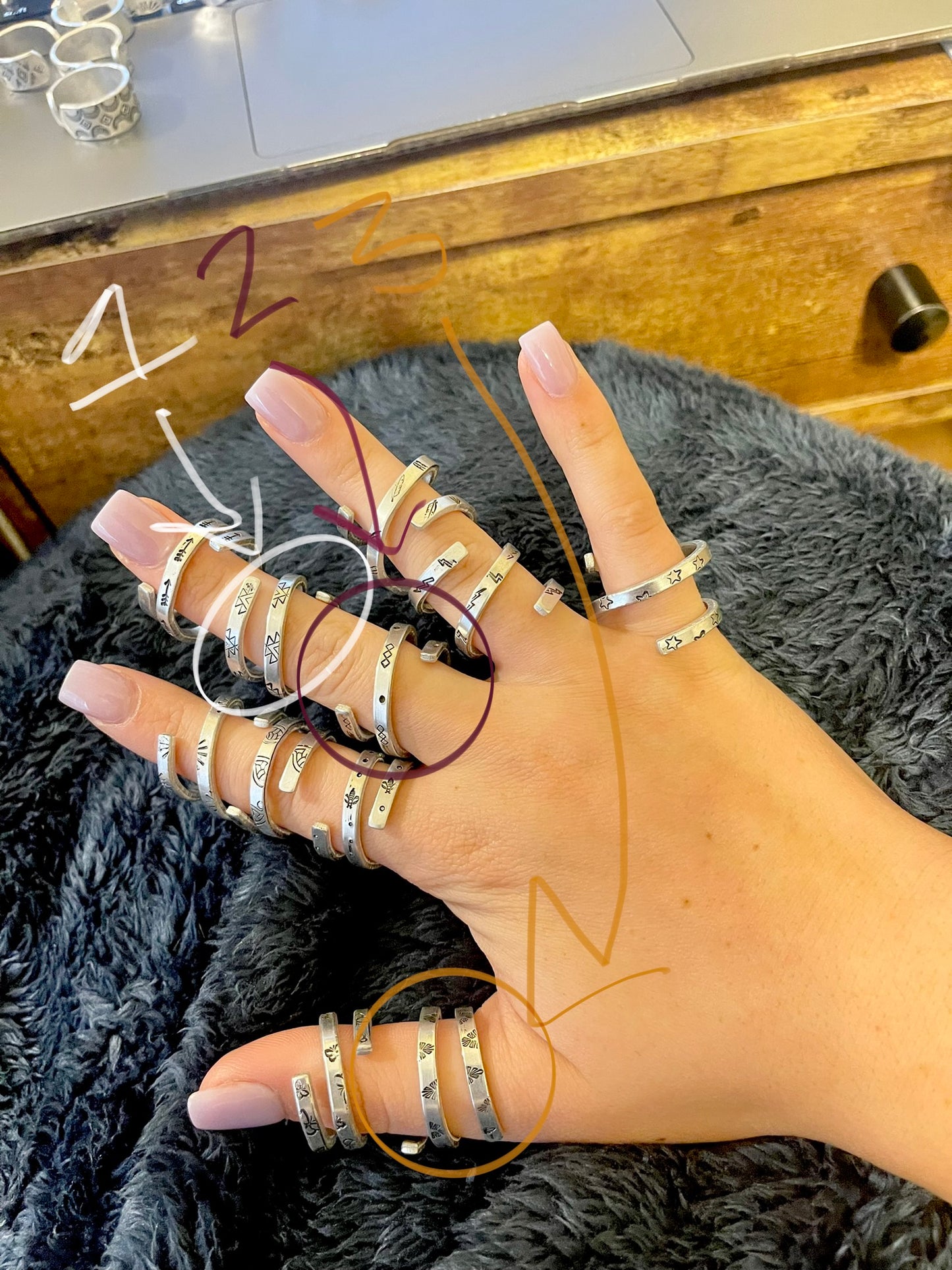 triple wrap ring