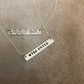 customizable bar necklace