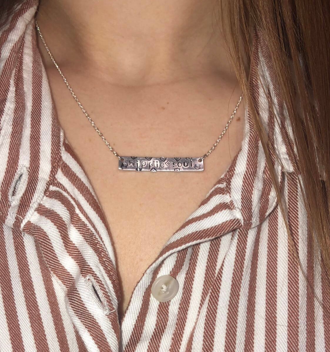 customizable bar necklace